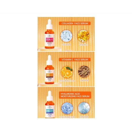 Aichun Beauty Collagen, Vitamin C & Hyaluronic Acid Serum Set