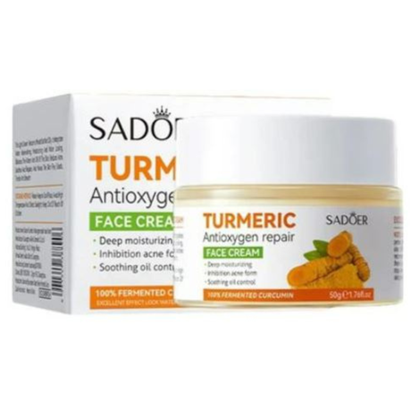 Tumeric Antioxygen Repair Facial Set- Cleanser, Toner, Lotion Serum& Cream