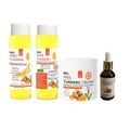 Pro White Turmeric Toner, Cream, Oil with Argan Oil Face Serum