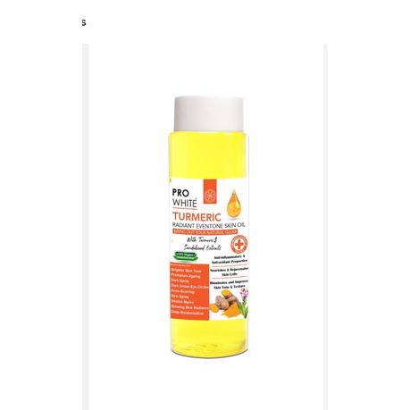 Pro White Turmeric Toner, Cream, Oil with Argan Oil Face Serum