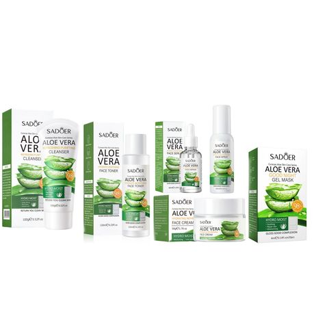 SADOER Aloe Vera Hydro Moist Luxury Glass Skin Routine - 6 Step Set
