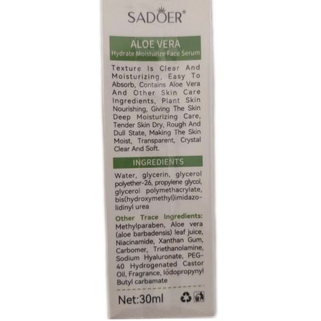 SADOER Aloe Vera Hydro Moist Luxury Glass Skin Routine - 6 Step Set