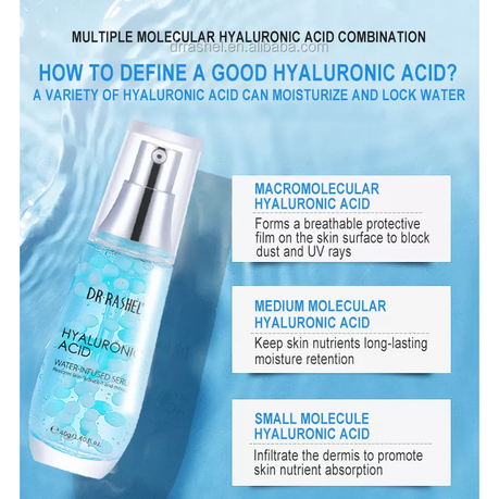 Hyaluronic Acid Set of 3- Cleansing Mousse, Serum and Eye Cream