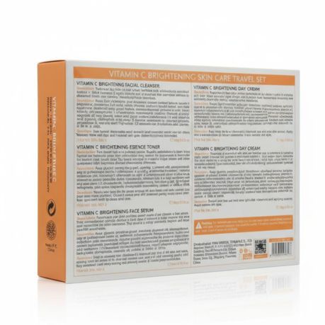 Dr Rashel Vitamin C Brightening Skin Care 5 Piece Travel Box Set