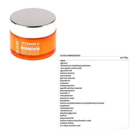 Vitamin C Night Cream and Face Serums Set