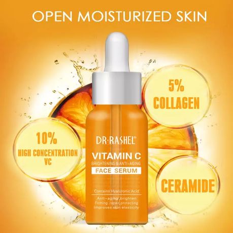 Dr Rashel Vitamin C Essence Toner, Face Serum & Face Cream Kit
