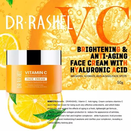 Dr Rashel Vitamin C Essence Toner, Face Serum & Face Cream Kit