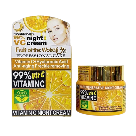 Fruit of the Wokali 99% Vitamin C Complete Facial Care Set - ( 6 Piece Set)