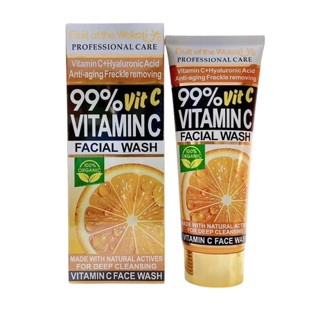 Fruit of the Wokali 99% Vitamin C Complete Facial Care Set - ( 6 Piece Set)