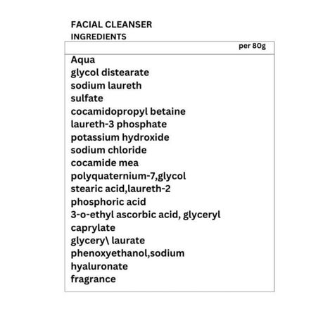 Vitamin C & Hyaluronic Soap Cleanser Toner Serum & Cream