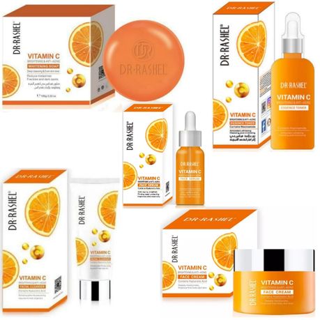 Vitamin C & Hyaluronic Soap Cleanser Toner Serum & Cream