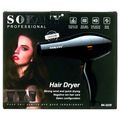 Sokany - Professional 3000W Hair Dryer - With Curling Attachment
