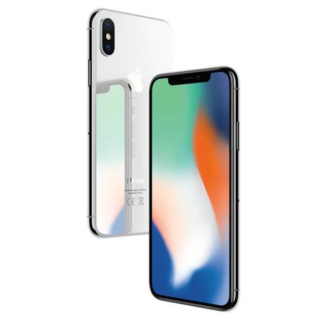 iPhone X 256GB Certified Pre-Owned- Good Quality + NOVA-IL Case - Silver