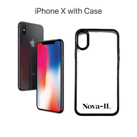 iPhone X 256GB Certified Pre-Owned- Best Quality + NOVA-IL Case