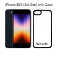 iPhone SE (2022) 64GB Certified Pre-Owned- Good Quality + NOVA-IL Case - Black