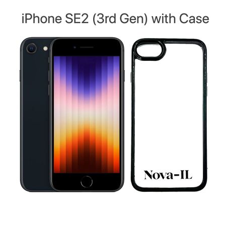 iPhone SE (2022) 64GB Certified Pre-Owned- Best Quality + NOVA-IL Case