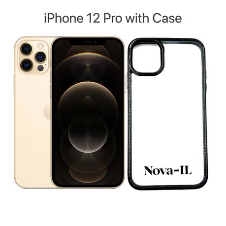 iPhone 12 Pro 128GB Certified Pre-Owned- Best Quality + NOVA-IL Case
