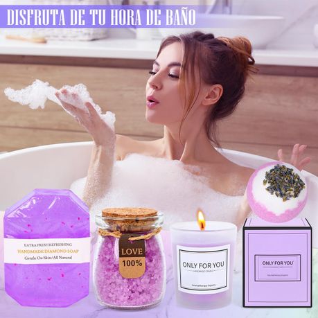 Relaxation Spa Gift Set 8 Pcs for Women Includes Eye Mask Vacuum Cup Soap