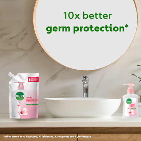 Dettol 500ml, Hygiene Liquid Hand Wash, Refill Skincare