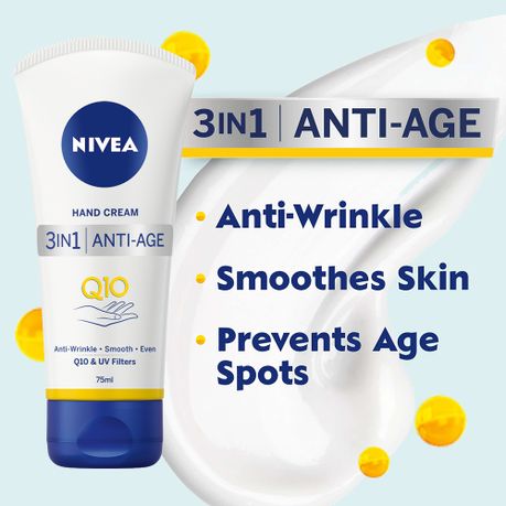 NIVEA Q10 3in1 Anti-age Hand Cream, 75ml