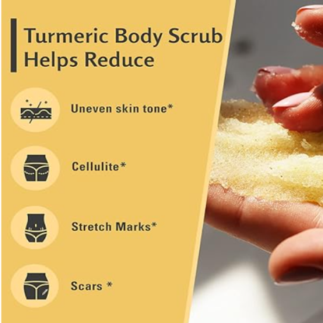 Sugar Turmeric Body Scrub - 600g