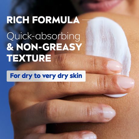 NIVEA Rich Nourishing Body Lotion with Deep Moisture Serum, 625ml