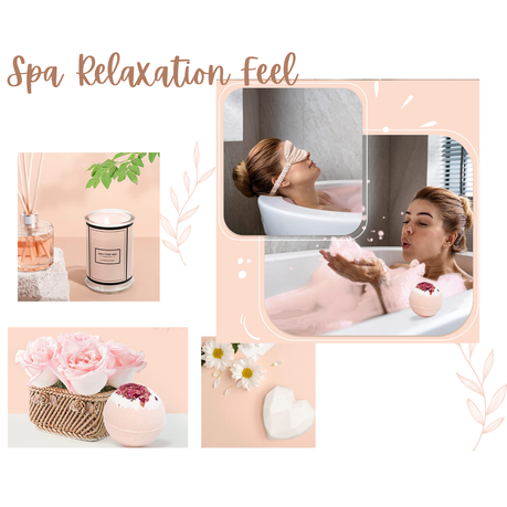 Relaxation Spa Gift Set - 10 Pieces Self Care Package for Women