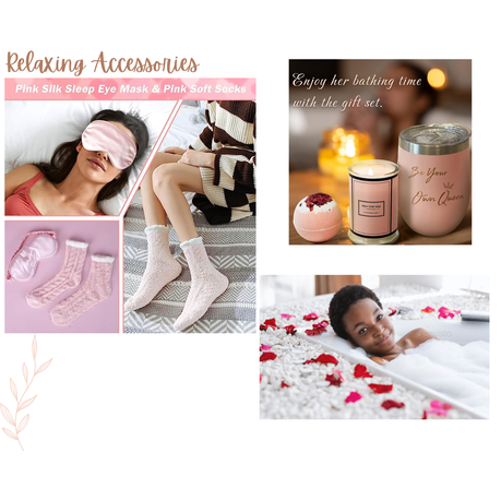 Relaxation Spa Gift Set - 10 Pieces Self Care Package for Women