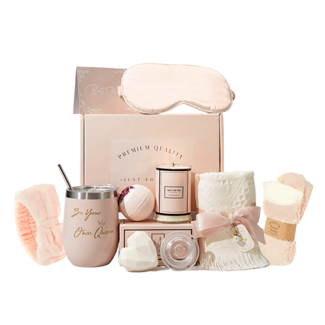 Relaxation Spa Gift Set - 10 Pieces Self Care Package for Women