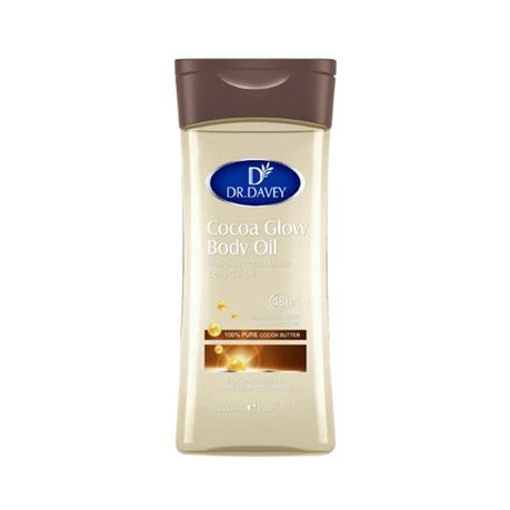 Dr Davey Cocoa Glow Body Oil + with Pure Cocoa Butter Body Gel Oil