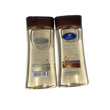 Dr Davey Cocoa Glow Body Oil + with Pure Cocoa Butter Body Gel Oil