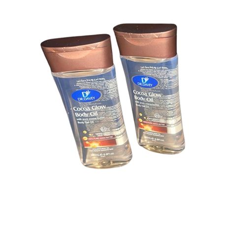 Dr Davey Cocoa Glow Body Oil + with Pure Cocoa Butter Body Gel Oil