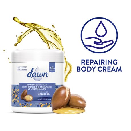 Dawn Vitamin E and Argan Oil Stretch Marks Repair Body Cream 400ml