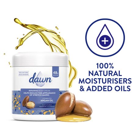 Dawn Vitamin E and Argan Oil Stretch Marks Repair Body Cream 400ml