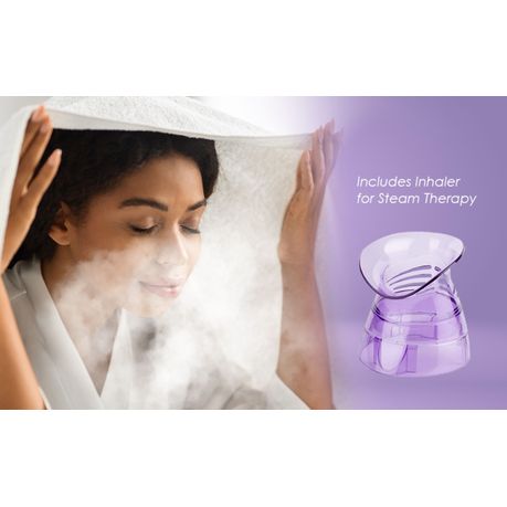 Carmen Facial Sauna with Inhaler -Steam Therapy for Skincare & Sinus Relief