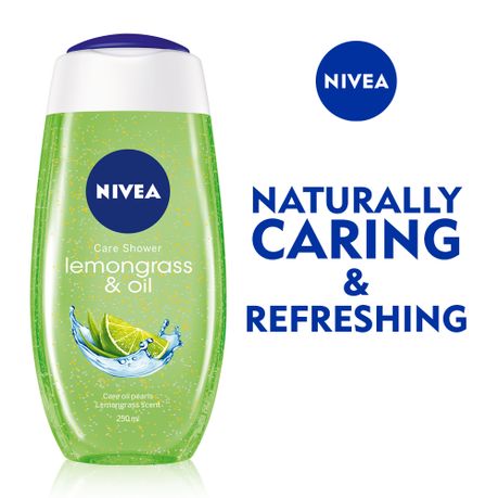 NIVEA Lemongrass & Oil Shower Gel Body Wash, 250ml