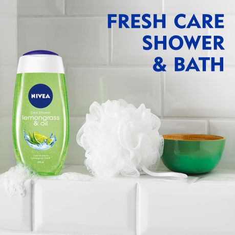 NIVEA Lemongrass & Oil Shower Gel Body Wash, 250ml