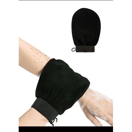 Moroccan Kessa Exfoliating Body Glove - Black