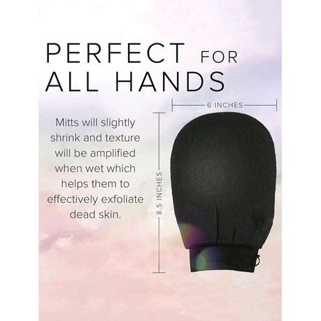 Moroccan Kessa Exfoliating Body Glove - Black