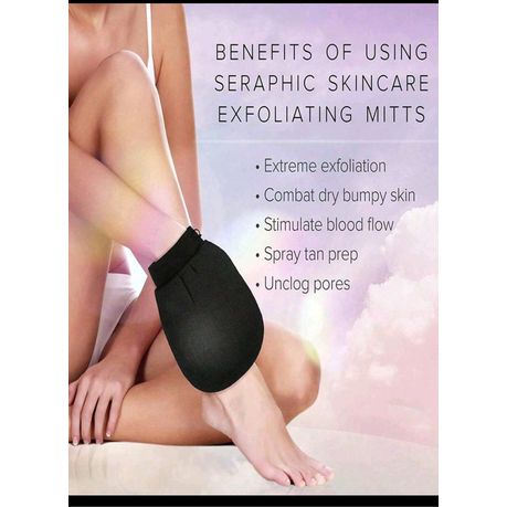Moroccan Kessa Exfoliating Body Glove - Black