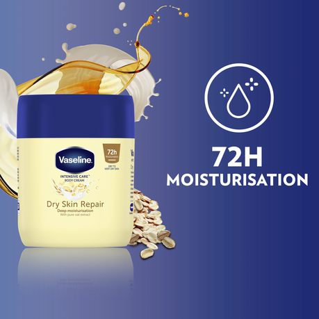Vaseline Intensive Care Dry Skin Repair Moisturizing Body Cream 400ml
