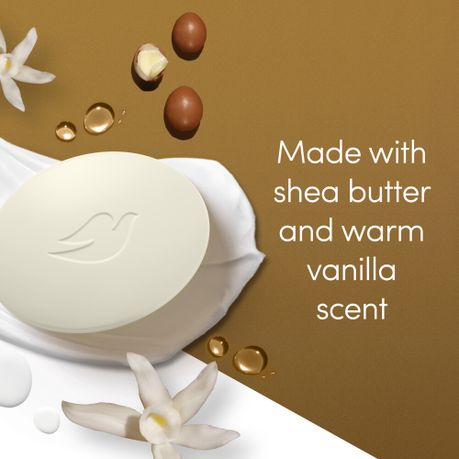 Dove Shea Butter Moisturizing Bar Soap Value Pack 4x90g