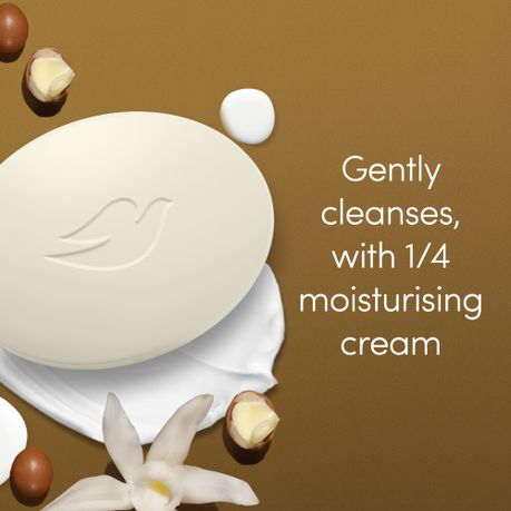 Dove Shea Butter Moisturizing Bar Soap Value Pack 4x90g
