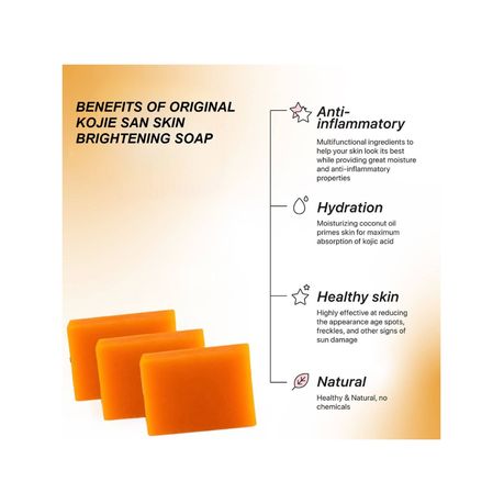 Kojic Acid Skincare Soap - 6 Pack