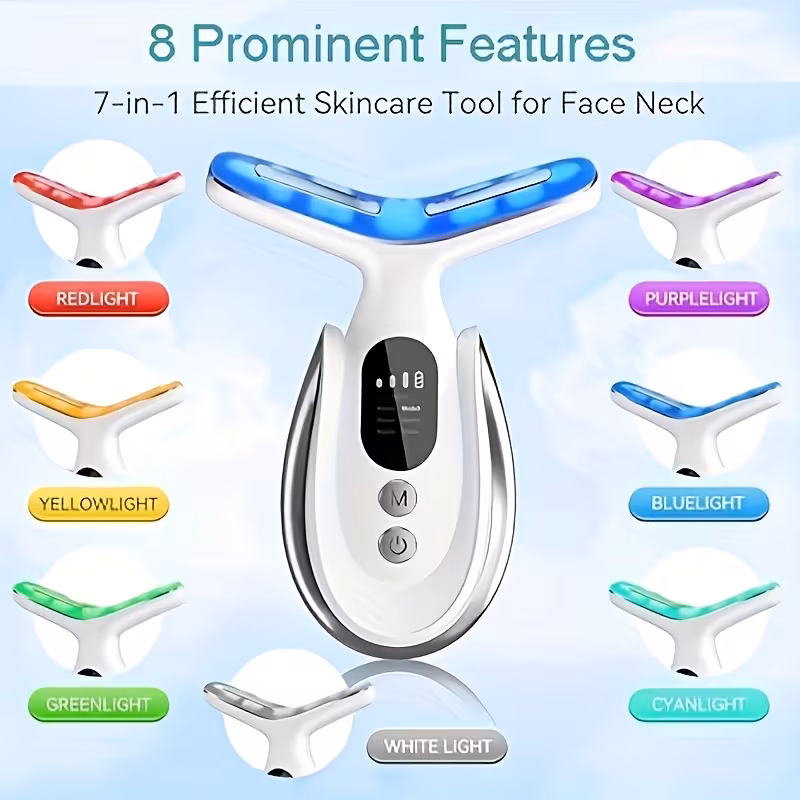 neck face beauty device usb charging   led hot