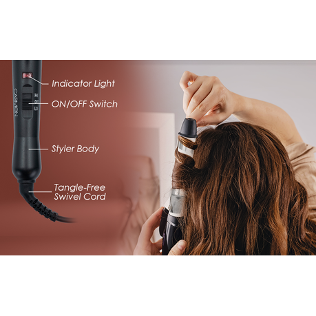 Carmen Hair Curler & Hot Brush Styler