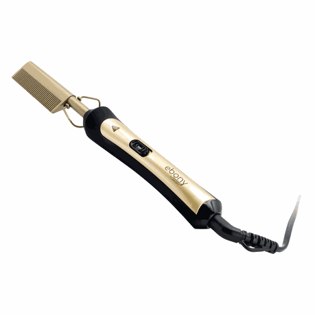 Carmen Ebony 30W Hot Comb Gold Black