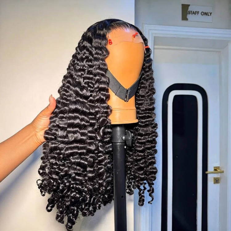 Raw Vietnamese Hair Wig Double Drawn Lace Front Glueless Wigs Burmese Curly Original Luxury Human Hair Wigs for Women