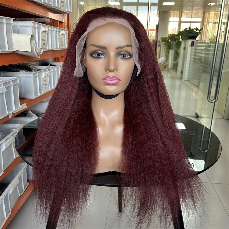 Kinky Straight Human Hair Hair Bundles One Donor Raw Hair Wholesale Vendor Super Double Drawn Virgin Hair Bulk Deal