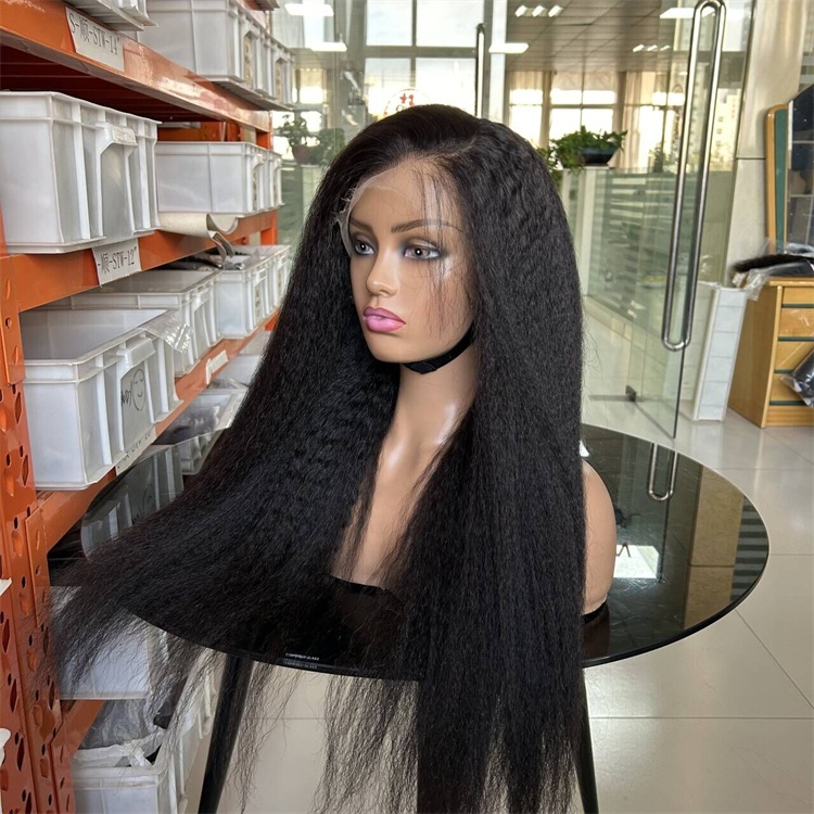 Kinky Straight Human Hair Hair Bundles One Donor Raw Hair Wholesale Vendor Super Double Drawn Virgin Hair Bulk Deal